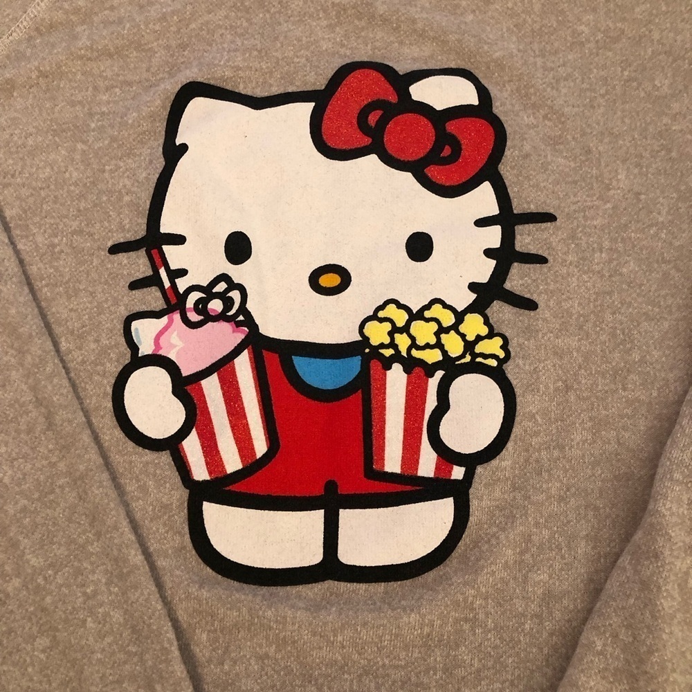 Universal Studios Hello Kitty Cropped Sweatshirt.… - image 2